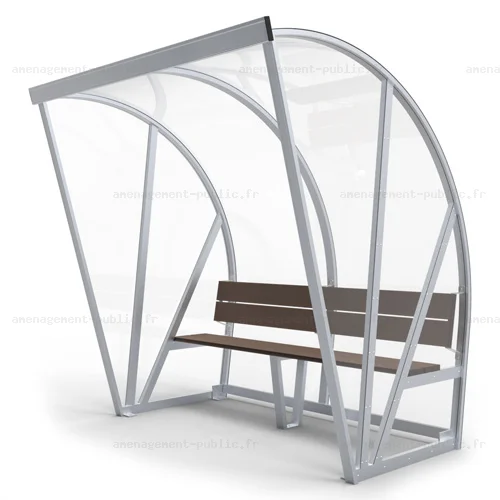 Banc de touche couvert 4 Places